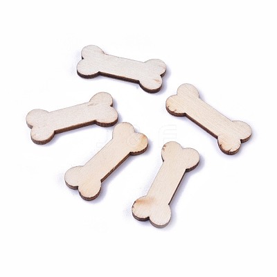 Wood Cabochons WOOD-WH0021-27-1