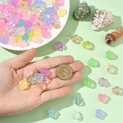 50Pcs Transparent Acrylic Beads OACR-YW0003-79-1