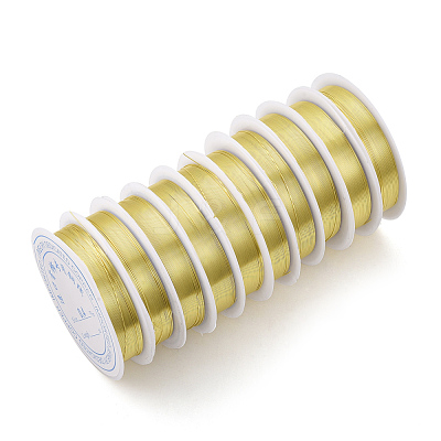 Round Copper Jewelry Wire X-CWIR-Q006-0.7mm-G-1