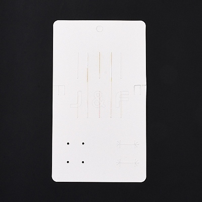 Rectangle Hair Clips Display Cards CDIS-P007-O01-1