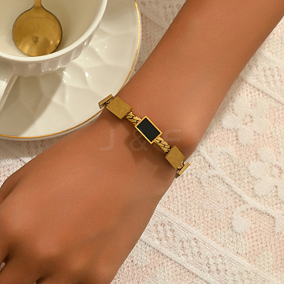 Vintage Stainless Steel Panzer Chain Bracelets for Women LS8659-1