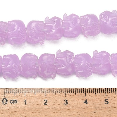 Synthetic Coral Dyed Carved Bead BSHE-H114-04C-1
