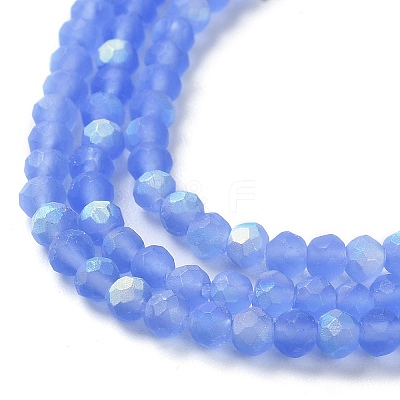 Imitation Jade Glass Beads Strands EGLA-A034-T2mm-MB14-1