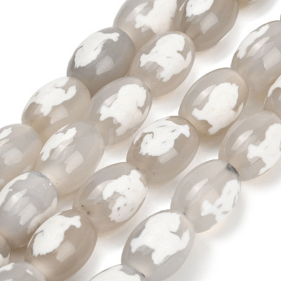 Natural Agate Beads Strands GG-CBA4812-A02-10x14MM-1
