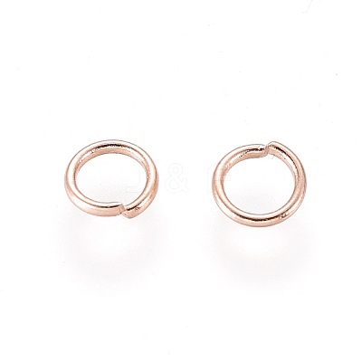 304 Stainless Steel Open Jump Rings STAS-O098-01RG-05-1