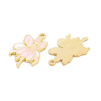 Rack Plating Alloy Enamel Pendants FIND-A040-08E-01G-1