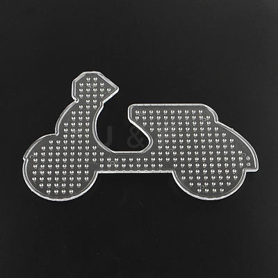 Motorcycle ABC Plastic Pegboards used for 5x5mm DIY Fuse Beads X-DIY-Q009-46-1