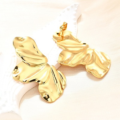 304 Stainless Steel Stud Earrings for Women EJEW-Z057-01G-1