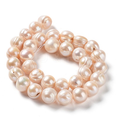 Natural Cultured Freshwater Pearl Beads Strands PEAR-E019-15-1