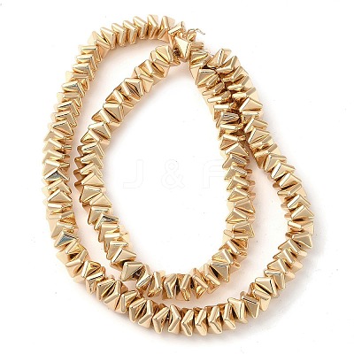 Electroplated Synthetic Non-magnetic Hematite Beads Strands G-L606-A01-01B-1