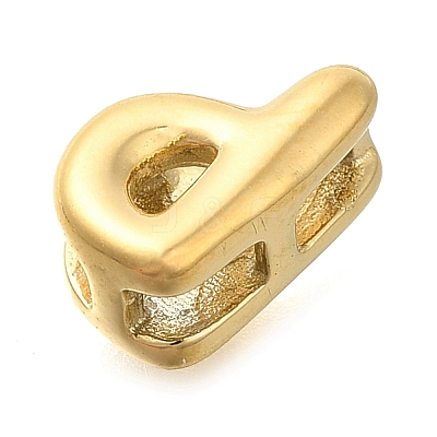 Ion Plating(IP) 304 Stainless Steel Slide Charms STAS-B075-37G-P-1