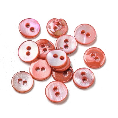 Freshwater Shell Buttons SHEL-C005-01A-06-1