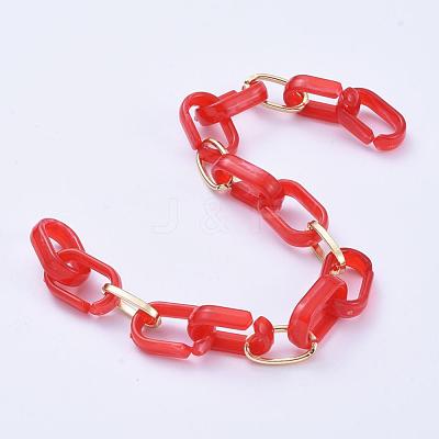 Handmade Paperclip Chains AJEW-JB00606-04-1