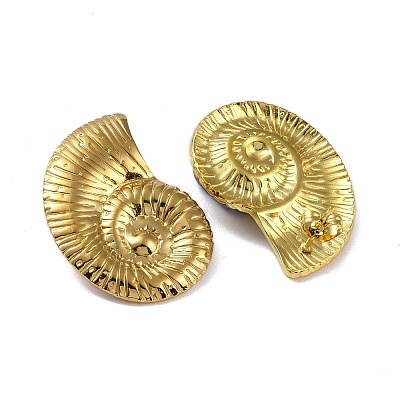 304 Stainless Steel Stud Earrings EJEW-M250-02A-G-1