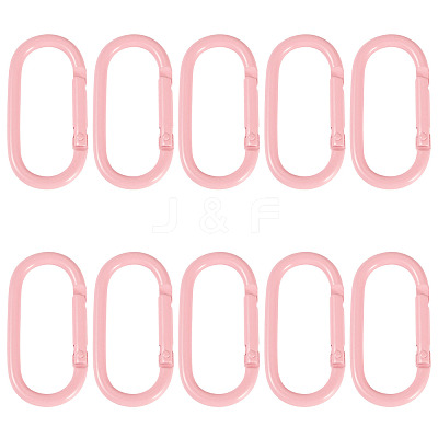 10Pcs Alloy Spring Gate Rings FIND-TA0009-25D-1