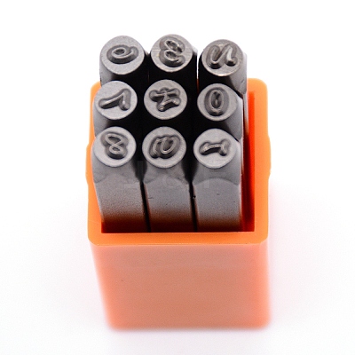 Carbon Steel Stamps AJEW-WH0092-17-1