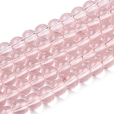 Transparent Glass Beads Strands GLAA-T032-T4mm-10-1