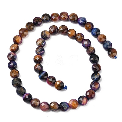 Natural Tiger Eye Beads Strands G-F812-B03-01B-1