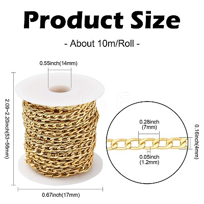 1 Roll Oxidation Aluminum Curb Chains CHA-CJ0001-05-1