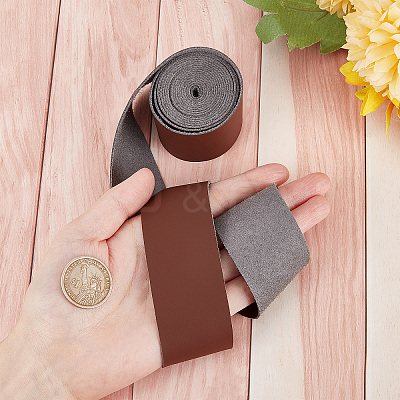 Matte Style PU Leather Ribbon DIY-WH0030-64C-1