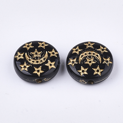 Plating Acrylic Beads X-PACR-T008-03-1