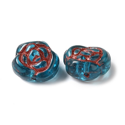 Transparent Lampwork Beads LAMP-P065-01A-01-1