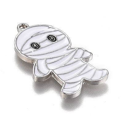 Halloween Theme Alloy Enamel Pendants X-ENAM-J649-09P-1