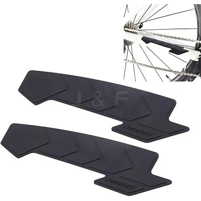 Silicone Bicycle Down Tube Frame Protectors AJEW-WH0317-17-1