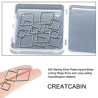 30Pcs 3 Style Brass Linking Rings KK-CN0001-55-1
