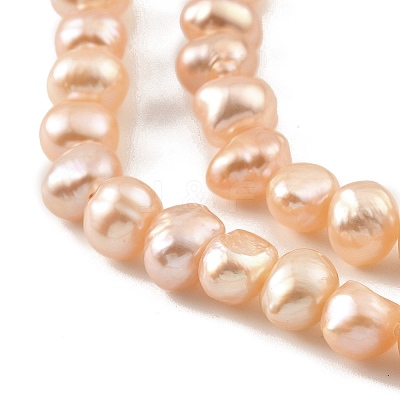 Natural Cultured Freshwater Pearl Beads Strands PEAR-A006-07C-1