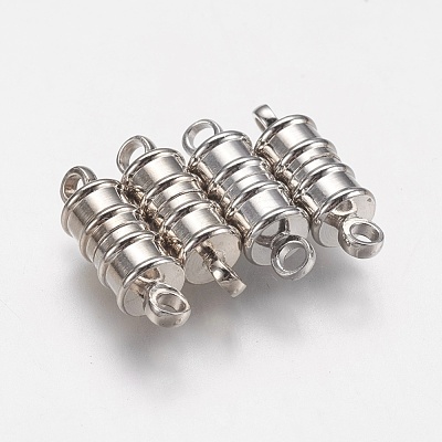 Brass Magnetic Clasps with Loops X-MC026-NF-1