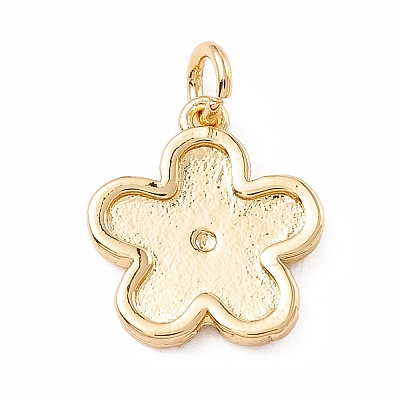 Brass Enamel Pendants KK-P217-02G-04-1