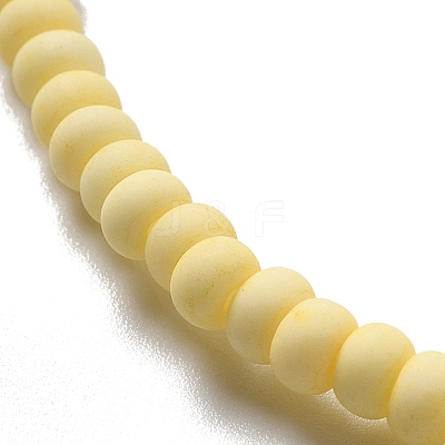 Handmade Frosted Porcelain Beads PORC-E017-01K-1