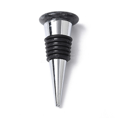 Moon Natural Larvikite Wine Stoppers LS-DJEW-P021-D02-1