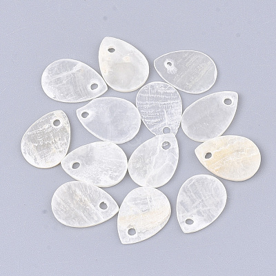 Capiz Shell Charms SHEL-T012-25-1