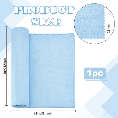 Suede Fabric Silver Polishing Cloth AJEW-WH0678-12B-1