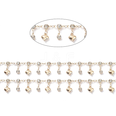 Handmade Glass Diamond Link Chains CHC-R135-08G-1