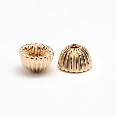Yellow Gold Filled Bead Caps KK-A130-01A-1