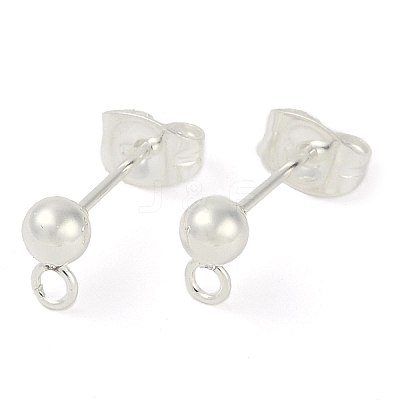 304 Stainless Steel Stud Earring Findings STAS-P148-07S-1