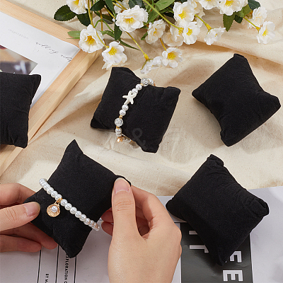 8Pcs Lint Bracelet/Watch Pillow Jewelry Displays BDIS-BBC0001-02B-1