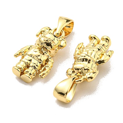Rack Plating Brass links KK-D023-16G-1