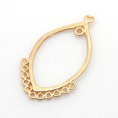 Brass Horse Eye Chandelier Component Links KK-M069-01G-1