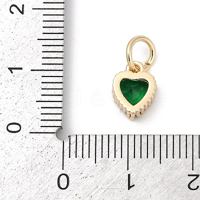 Brass Micro Pave Cubic Zirconia Pendants LS-KK-H204-01KCG-06-1