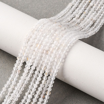 Natural Quartz Crystal Beads Strands G-L629-B07-2mm-1