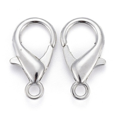 Zinc Alloy Lobster Claw Clasps E107-1
