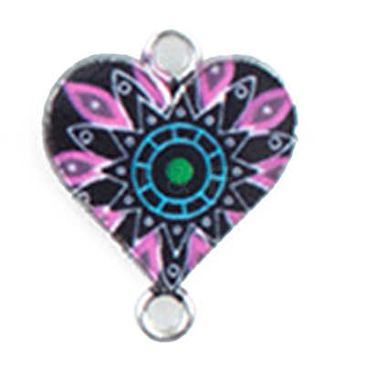 Alloy Enamel Connector Charms LS-ENAM-CJC0001-08P-G-1