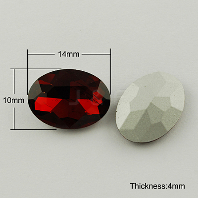 Glass Pointed Back Rhinestone RGLA-Q011-10x14mm-4-1