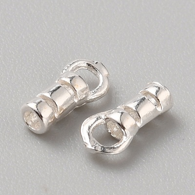 925 Sterling Silver Cord End STER-WH0019-14A-1