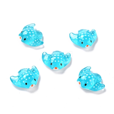 Transparent Resin Cabochons RESI-I043-01-1