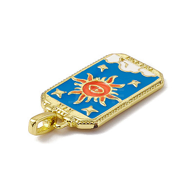 Alloy Enamel Pendants X-ENAM-D042-01D-1